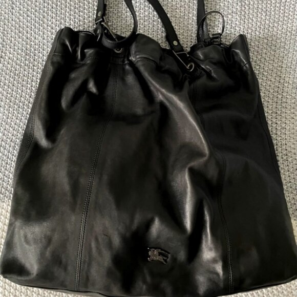 BURBERRY Slouchy Leather Large Bag - Picture 1 of 13